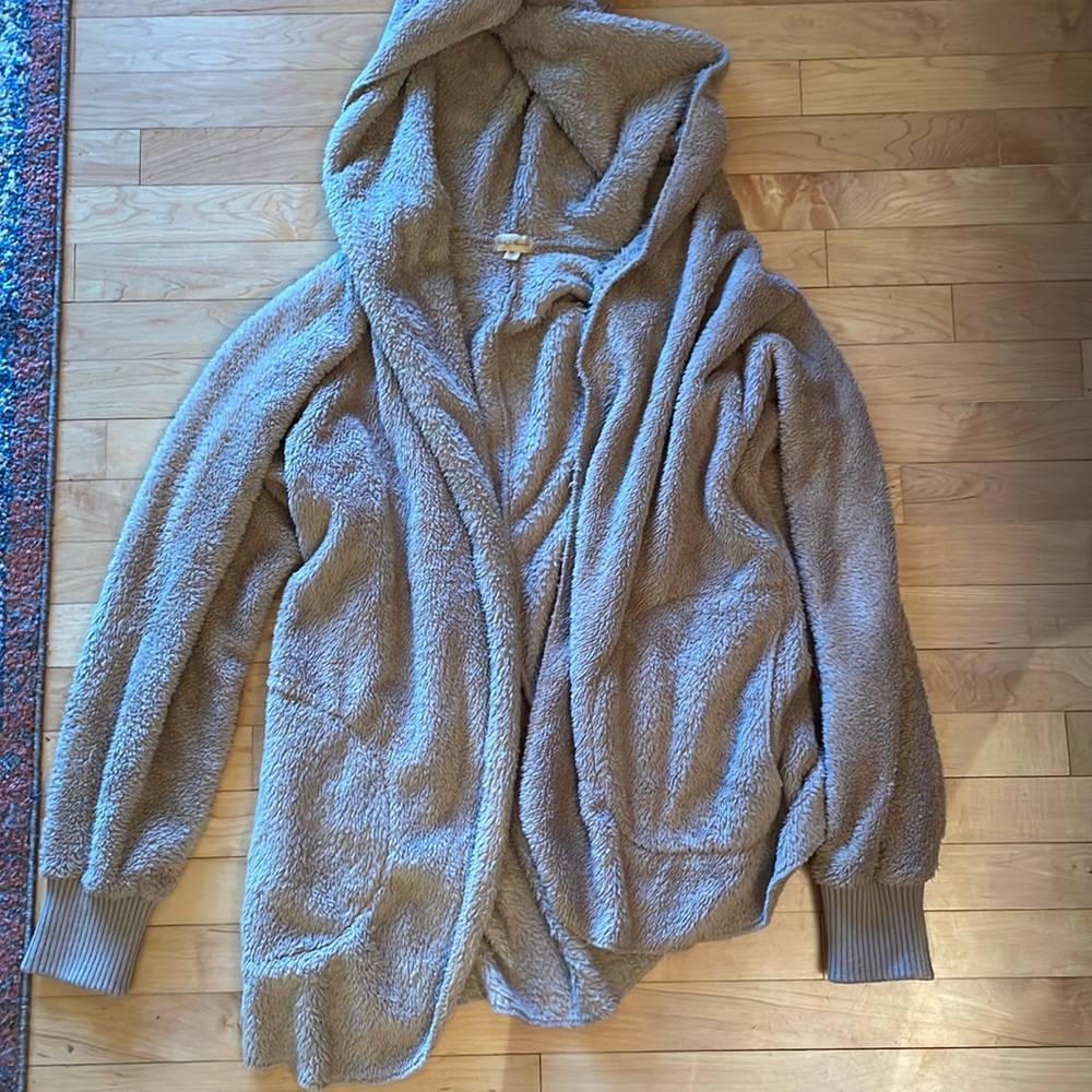 Brown fuzzy sweater